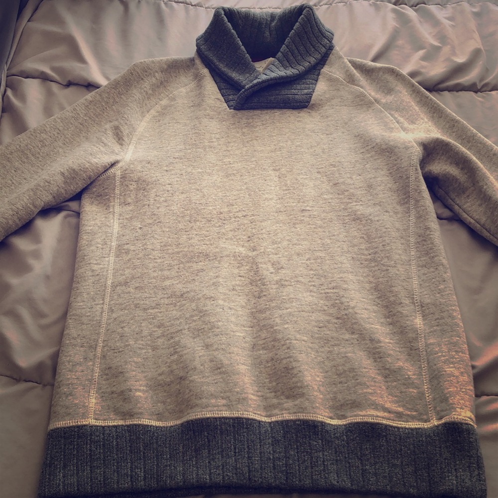 Mens cowl neck sweater